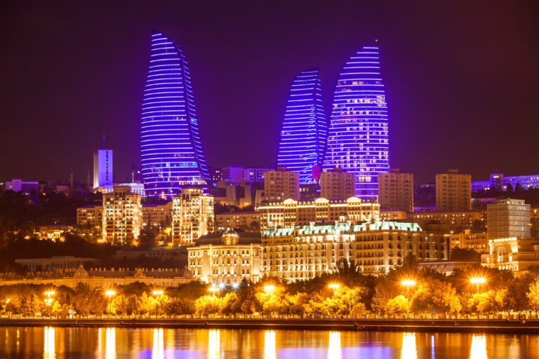 Flame Towers in Baku