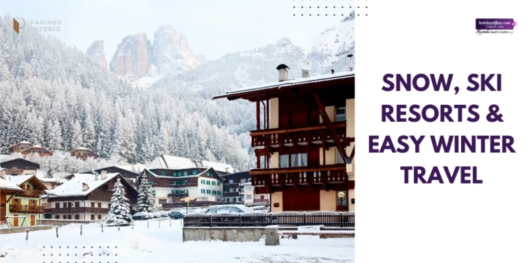 Winter in Georgia Dubai to maldives tour itinerary Snow and SKI